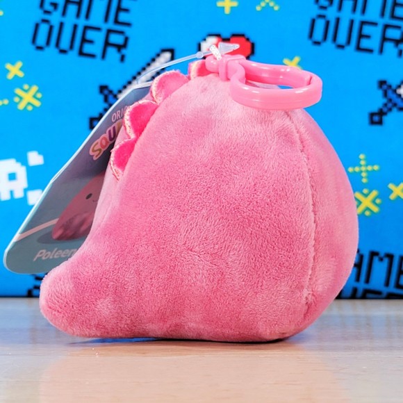 Squishmallow Poleena the Dinosaur 3" Clip UltraSoft Stuffed Dino Toy Plush NWT - Picture 3 of 12